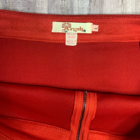 Aryeh Suede Zip Down Skirt - Picture 4 of 10